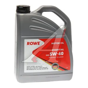 Масло моторное ESSENTIAL SN/CF/A3/B4 5W40 синт.4л ROWE